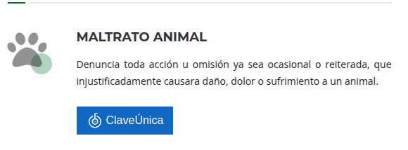 Denunciar maltrato animal en comisaría virtual