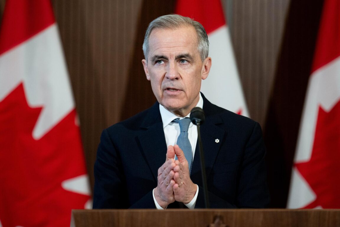 Imagen de archivo del primer ministro canadiense Mark Carney