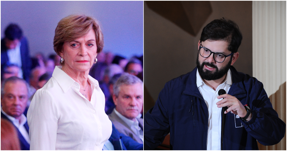 Matthei fustiga a Boric por ataque digital en su contra y lo emplaza a priorizar seguridad y economía