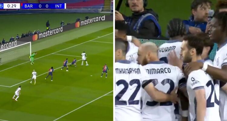 Inter golpeó a Barcelona en Champions League.
