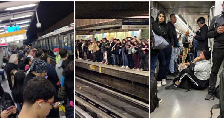 Otro día con problemas en el Metro: Línea 2 sufre falla que provoca retraso en el servicio