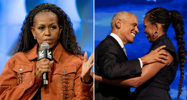 Michelle Obama por su esposo