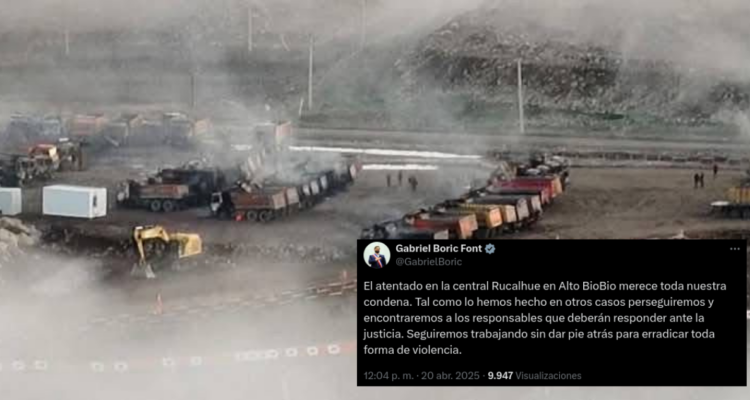 Presidente Boric reacciona al atentado incendiario en Santa Barbara: “Merece toda nuestra condena”