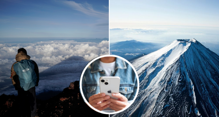 Turista rescatado del Monte Fuji