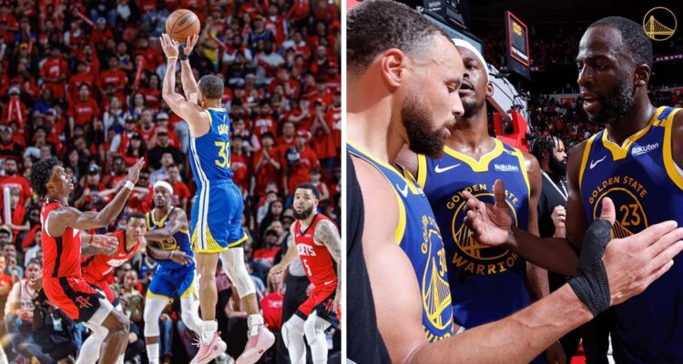 Warriors le dieron una lección a los jóvenes Rockets en la NBA.