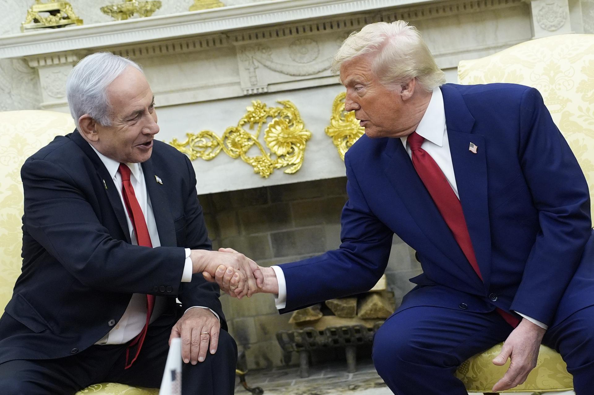 Benjamin Netanyahu y Donald Trump