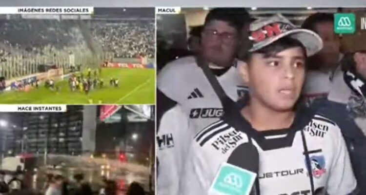 Un niño se viralizó por relatar las malas experiencias en el Monumental y pedir que se acaben los incidentes cuando va a ver su Colo Colo
