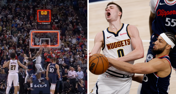 Volcada con suspenso, remontada épica y hasta golpes en triunfo de Nuggets ante Clippers en NBA