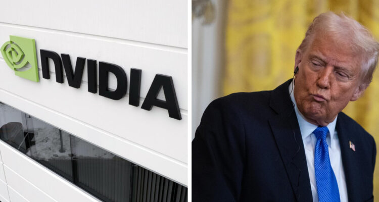 Trump destaca inversión de Nvidia en EEUU: “Lo hicieron por los aranceles, la palabra más bonita”