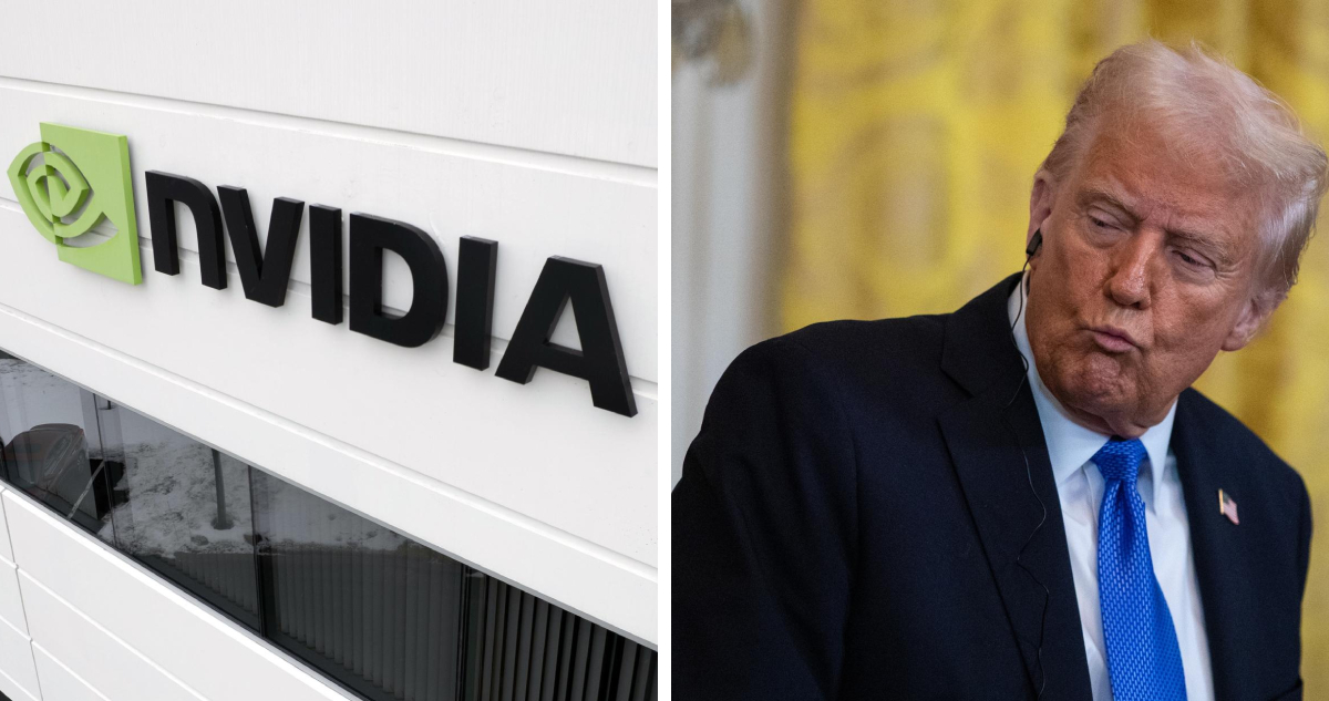 Trump destaca inversión de Nvidia en EEUU: “Lo hicieron por los aranceles, la palabra más bonita”
