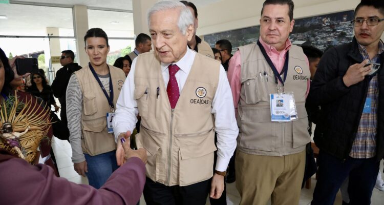 El jefe de la misión de observación electoral de la OEA en Ecuador, el excanciller chileno Heraldo Muñoz