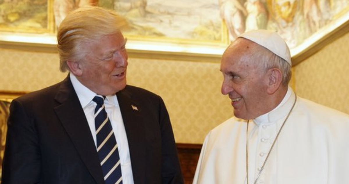 Donald Trump y el papa Francisco