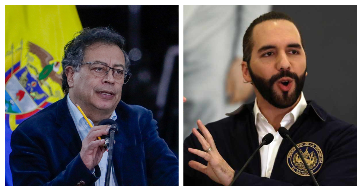 Petro pide a Bukele que le entregue a los colombianos que están presos en El Salvador