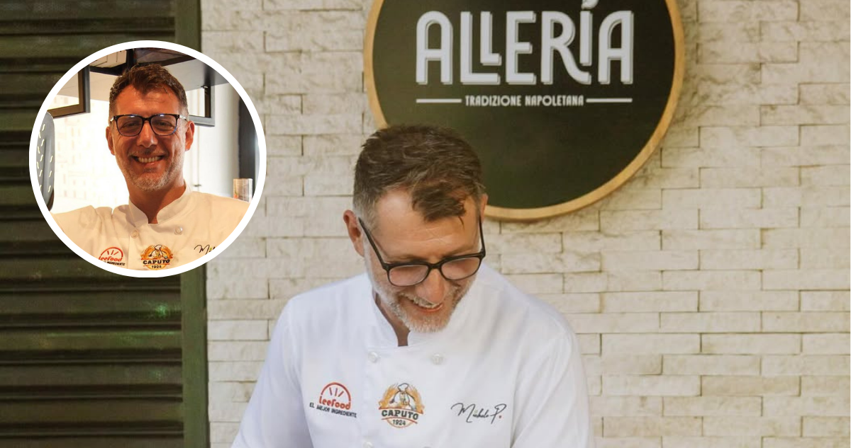 Michele Puzio, dueño de pizzeria Allería, elegida como la 3 mejor de Latinoamérica