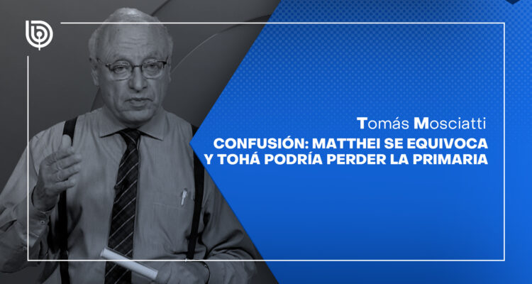Confusión: Matthei se equivoca y Tohá podría perder la primaria