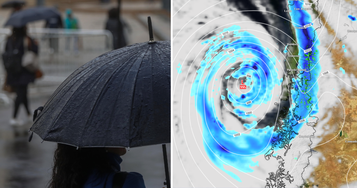 Pronostican intenso temporal para el resto de la semana en la zona sur: hasta 100mm acumulados
