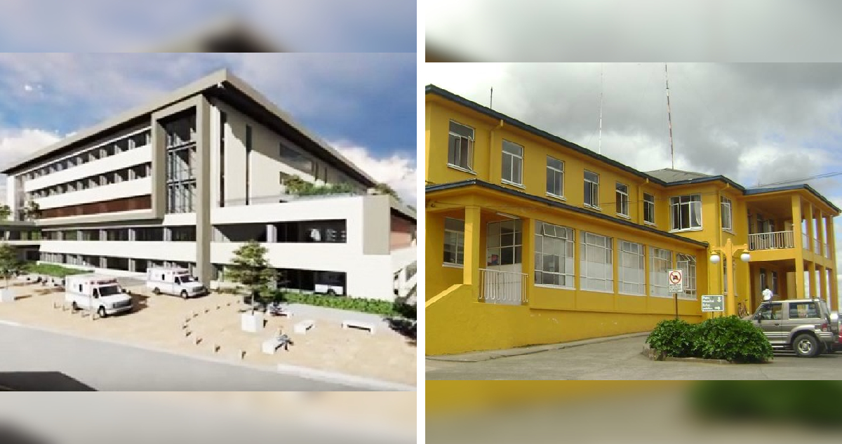 Izquierda: MOP Los Ríos | Derecha: Hospital Dr. Juan Morey – HLU | Facebook