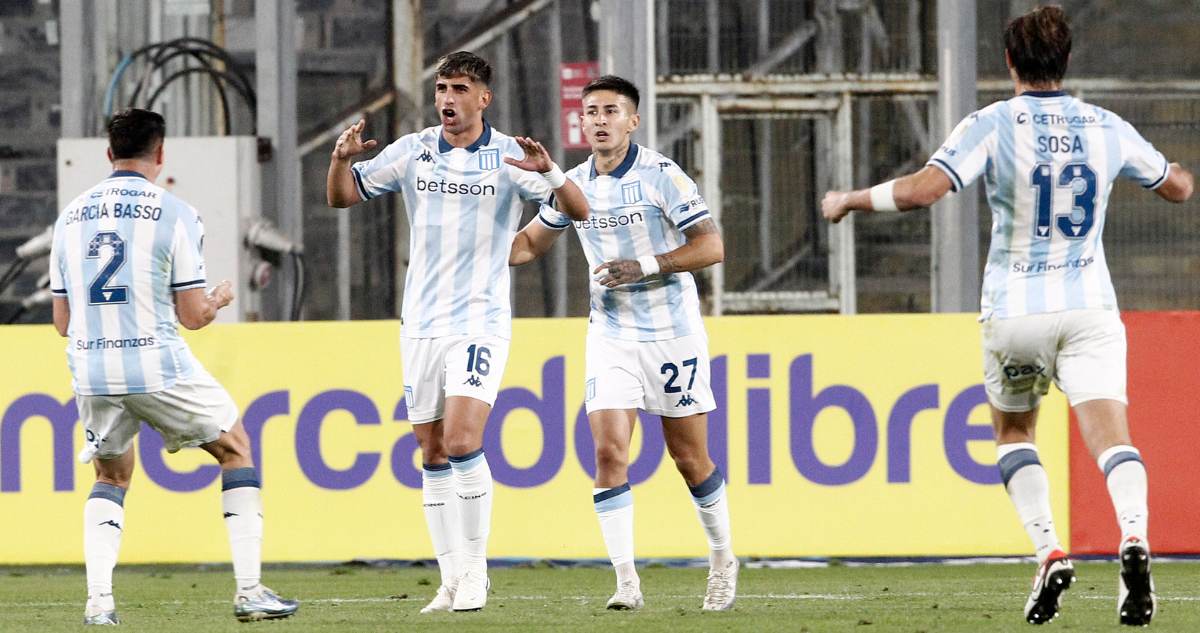 El tardío gol de Racing que amargó la alegría alba y complica a Colo Colo en Copa Libertadores