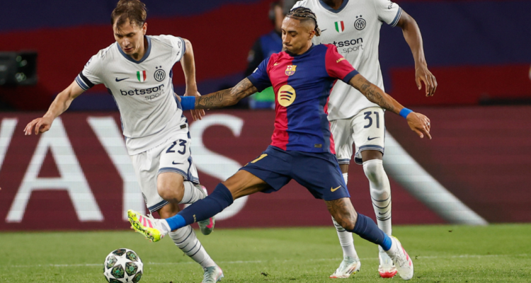 Raphinha estalla contra la defensa de Barcelona tras la guerra de goles ante Inter en Champions.