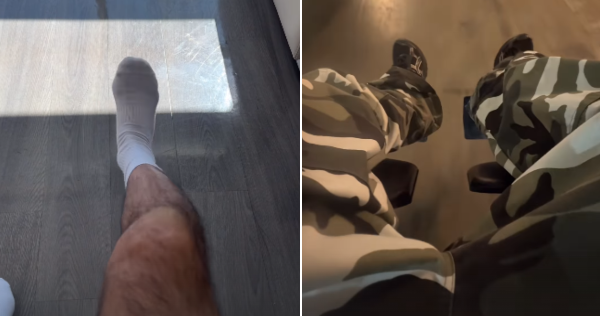 Raúl Peralta en el hospital