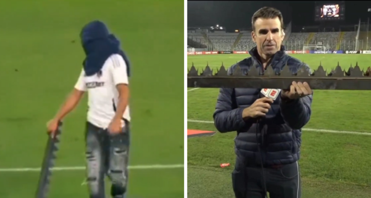 Periodista brasileño reja Monumental