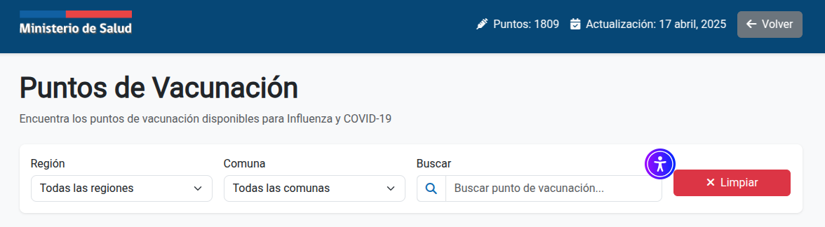 Vacunatorios influenza Covid-19