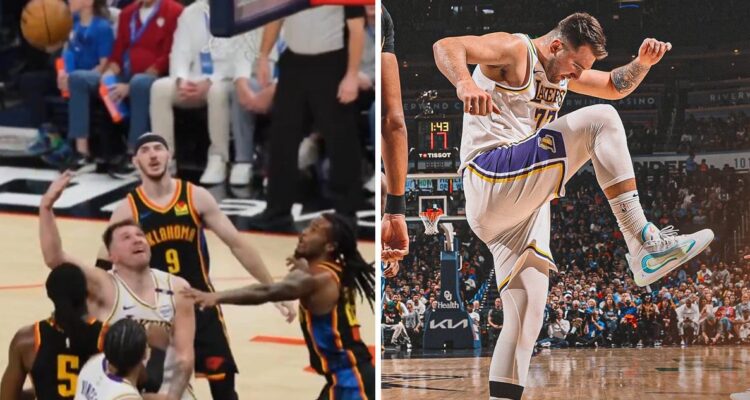 Luka Doncic lideró paliza de Lakers a Thunder en la NBA.