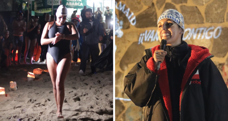 ‘Sirena de Hielo’ Hernández completó extremo desafío en Viña del Mar: ahora va por Canal de la Mancha