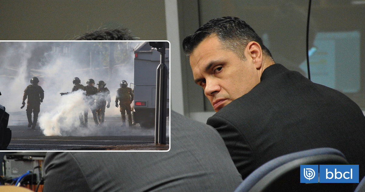 Revelan videos impactantes de teniente Crespo durante el estallido social