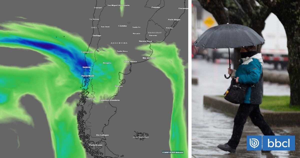 Anuncian lluvias y nieve en Chile: 10 regiones afectadas
