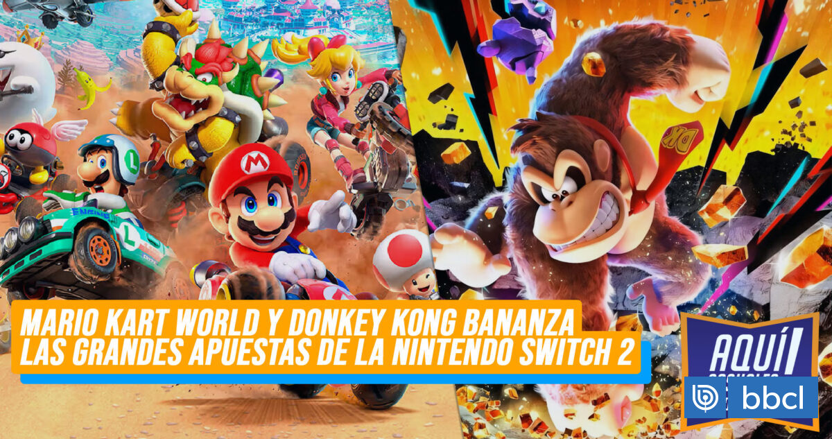Mario kart world y Donkey Kong bananza: Las grandes apuesta de la