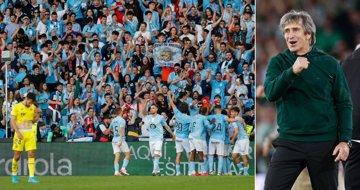 Celta goleó al Villarreal y el Betis de Manuel Pellegrini se ilusiona con llegar a Champions League
