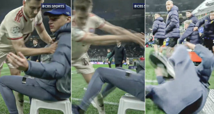 Stanisic se arrepiente del fuerte empujón que provocó incidentes en el duelo entre Inter y Bayern Múnich en Champions.