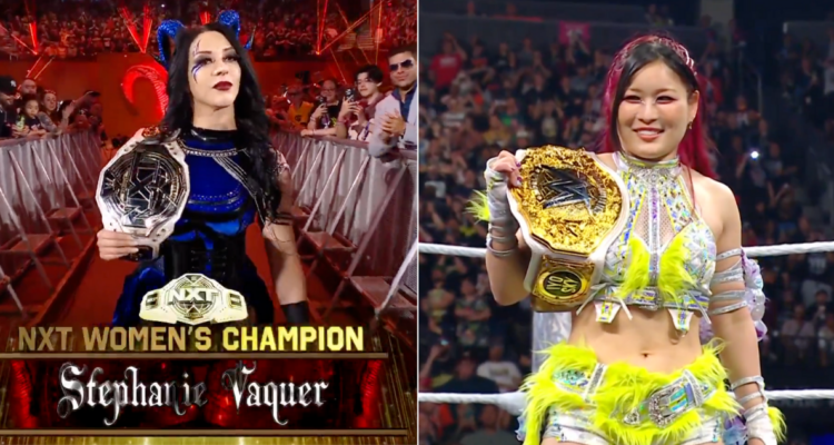 Stephanie Vaquer desafió a la campeona mundial Iyo Sky en el WWE Raw de la Lucha Libre femenina.