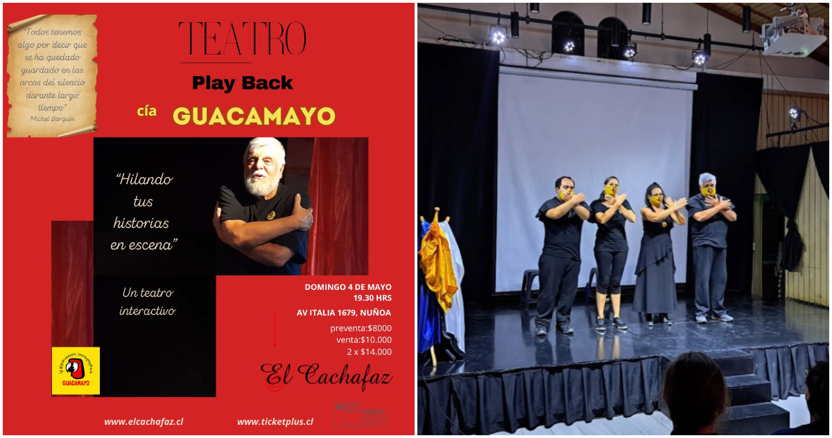 Teatro playback, compañía Guacamayo