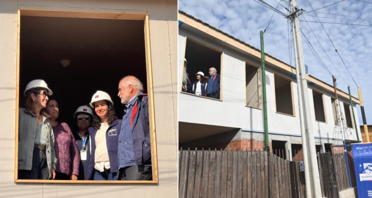 Ministro de Vivienda inspecciona obras de conjunto habitacional en Quilpué: presenta 20% de avance