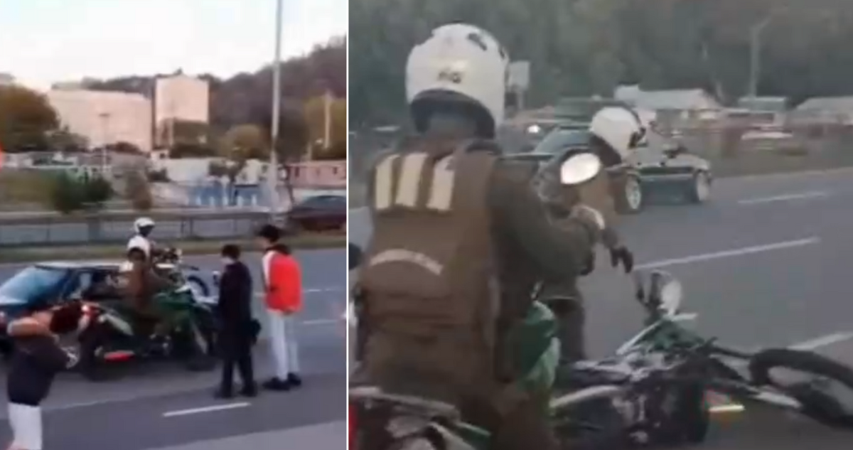 Arresto domiciliario para conductor que evadió control e intentó atropellar a carabinero en Concepción