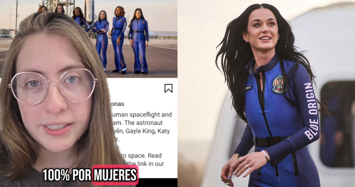 Tere Paneque sobre viaje al espacio de Katy Perry