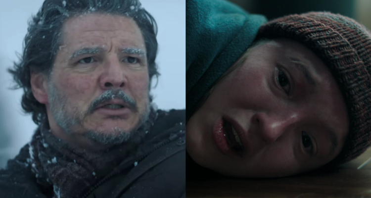 Pedro Pascal como Joel y Bella Ramsey como Ellie en la serie The Last of Us