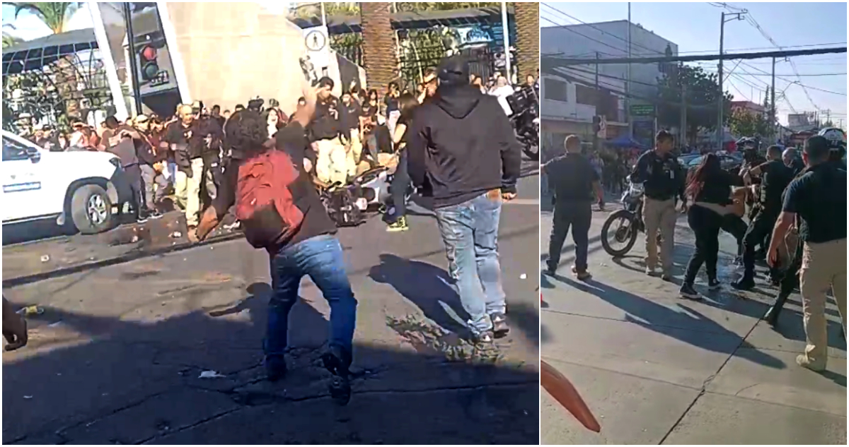 Tres funcionarios de Seguridad de Puente Alto lesionados deja operativo contra comercio ilegal
