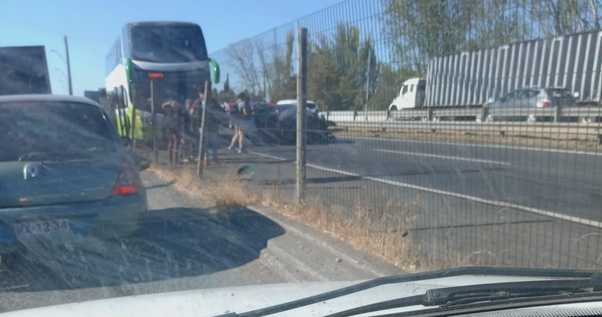 triple colisión fallecido ruta 5 sur