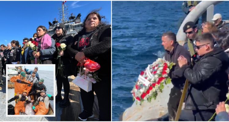 Ceremonia despedida pescadores de lancha Bruma