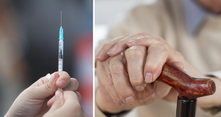 La vacuna contra el neumococo para mayores de 65 años.