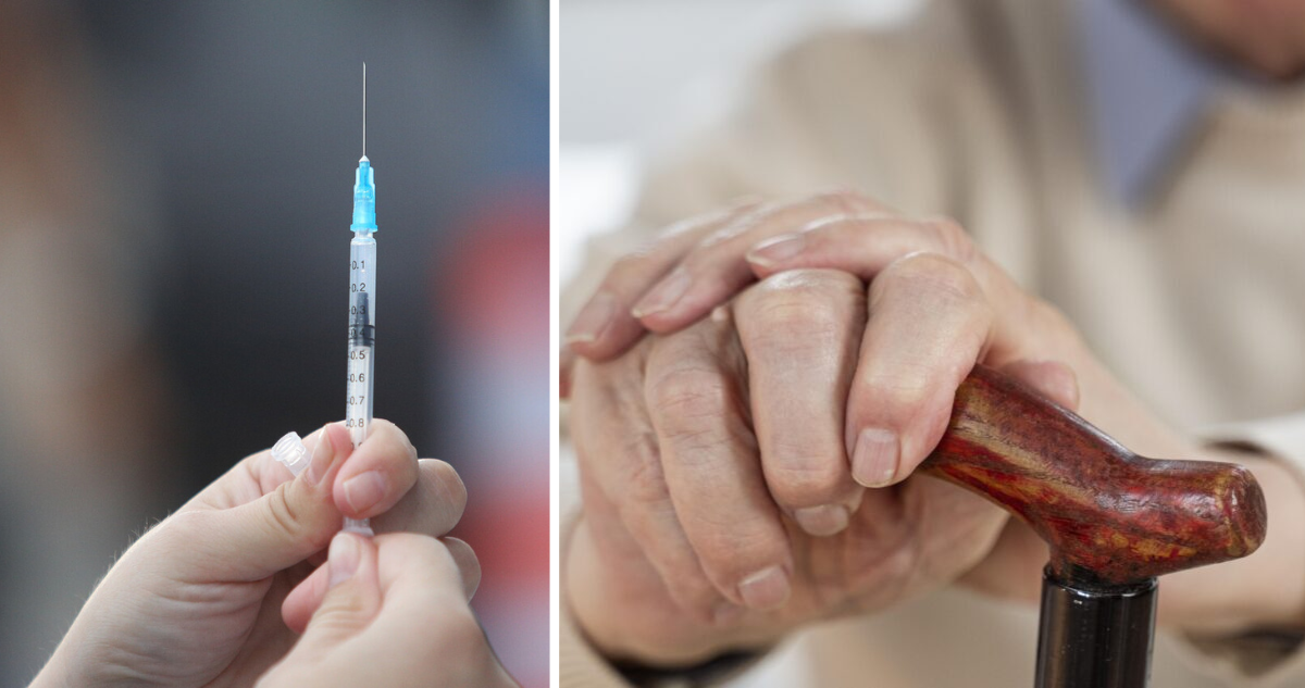La vacuna contra el neumococo para mayores de 65 años.