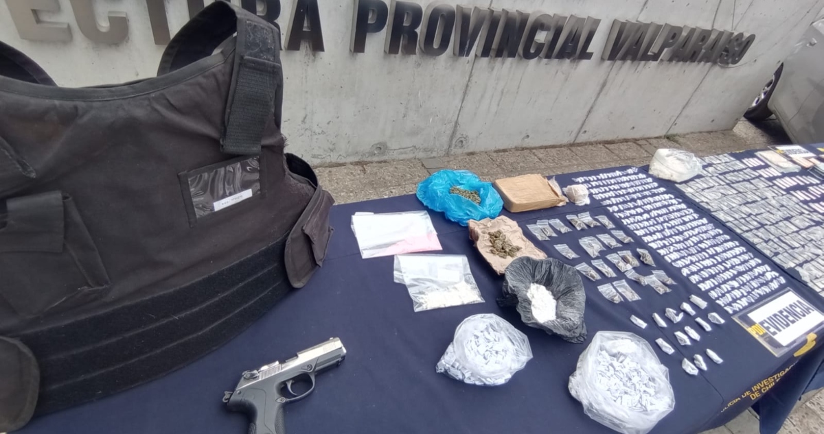 Venta de droga en población de Cerro Placeres de Valparaíso
