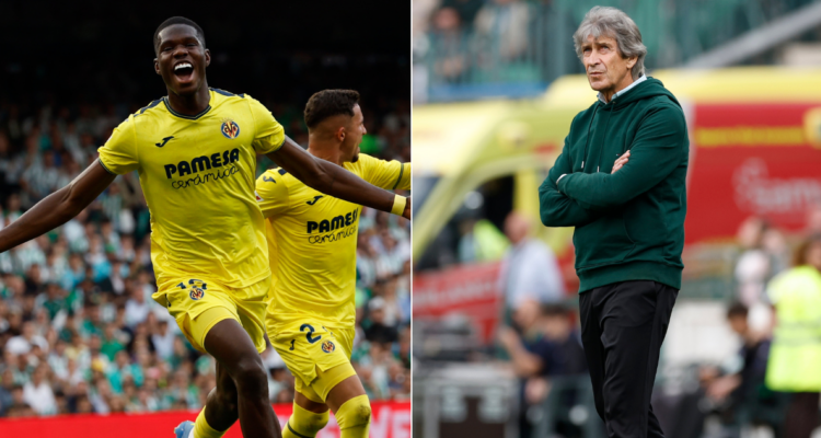 Villarreal frena al Betis de Manuel Pellegrini.