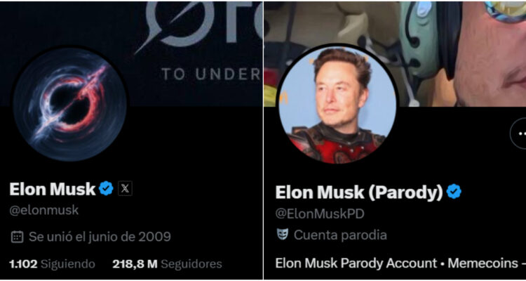 Cuentas parodia de X