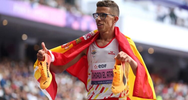 Campeón paralímpico Yassine Ouhdadi dio doping positivo.