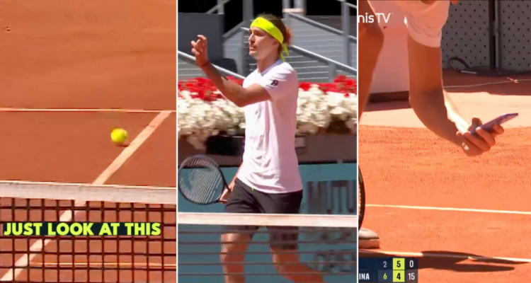 Zverev estalla en el Masters de Madrid por ‘cobro fantasma’ del ojo de Halcón.