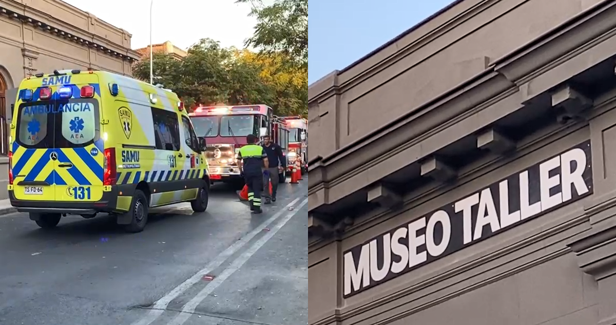 Trabajador sufre amputación de un brazo durante labores en el Museo Taller de Santiago